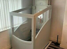 An image of an accessibility elevator in a home or business