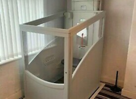 An image of an accessibility elevator in a home or business